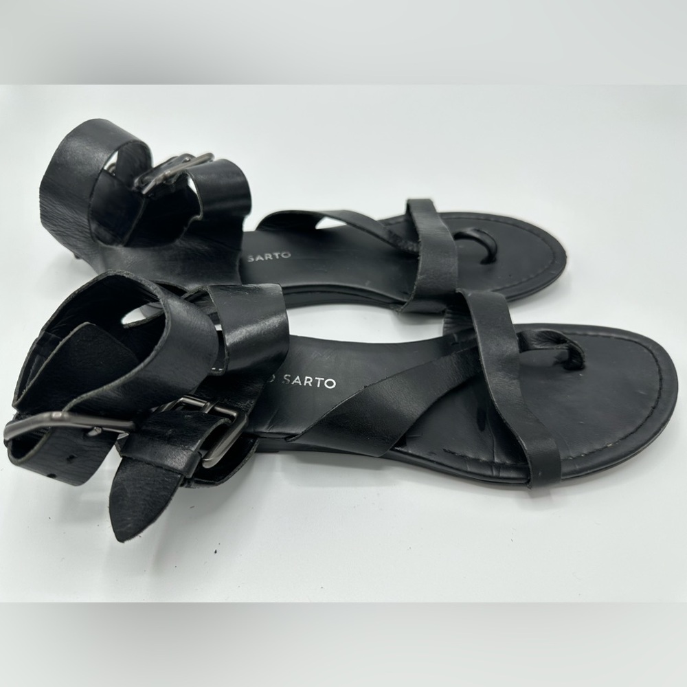 Franco Sarto Black Sandal Sz 7.5